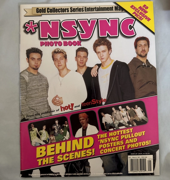 NSYNC Photobook~Jan. 2001~Publishers TeenStyle Magazine~Collectors Series RARE