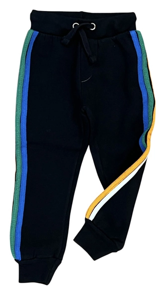 Vintage Havana Boys Stripe Trim Black Jogger
