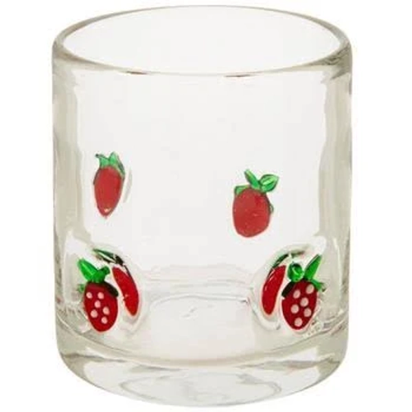 Strawberry Icon Glass