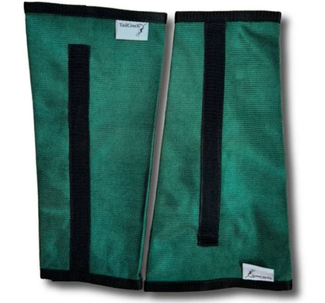Horse Bye Bye Flyboots | Equine Fly Boots Hunter Green / XS - Minis