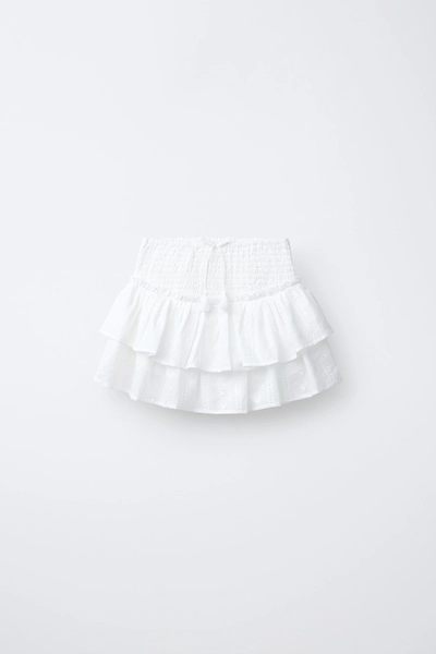 RUFFLED SCHIFFLY SKORT