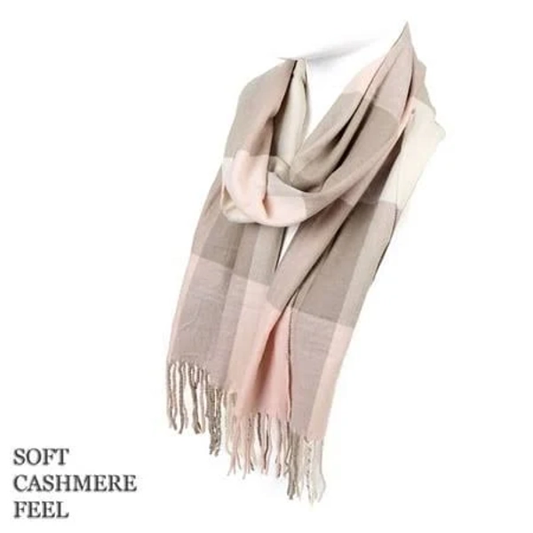 Nollia Multicolor Plaid Acrylic Scarf
