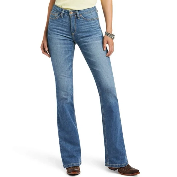 Ariat Women's R.E.A.L. High Rise Daniela Boot Cut Jeans