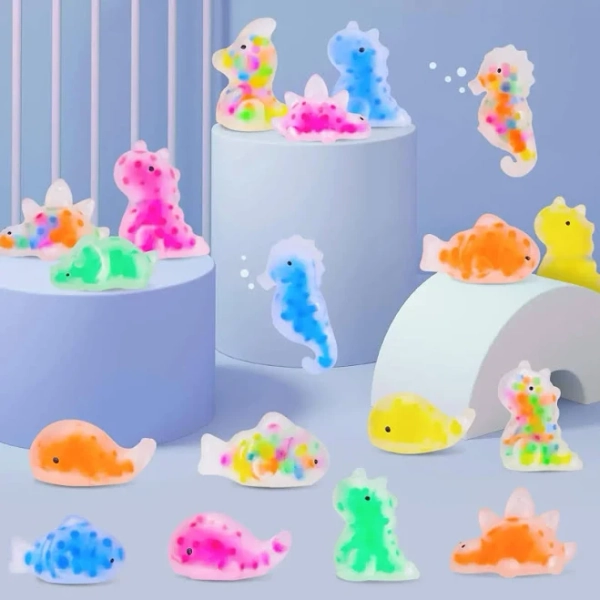 Mini Fidget Animal Squishy Small Squishies Prizes Party Favor Stress Balls Bulk Sensory Squeeze
