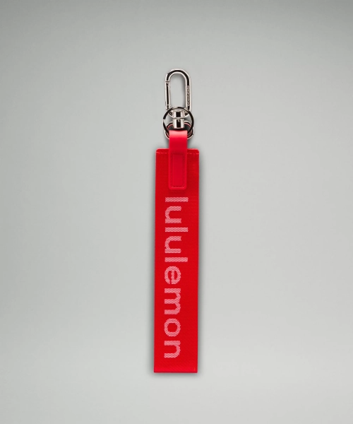 Never Lost Keychain - Lululemon Red/White - ONE SIZE