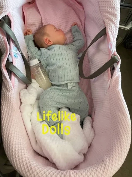 Personalised " Noah Reva Schick " Custom Reborn Fake Baby " Lifelike Doll "Real Looking , Soft Vinyl Realistic Child