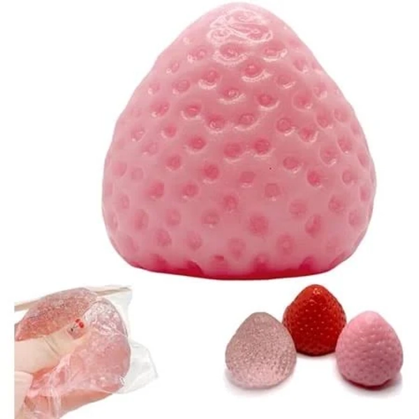 Strawberry Squishy 2026 Slow Rising Soft Jumbo Squishy for Adults for Office Desk Use, Size: Slushy Bayberry Stress Ball about:Width:5cm/weight:200g