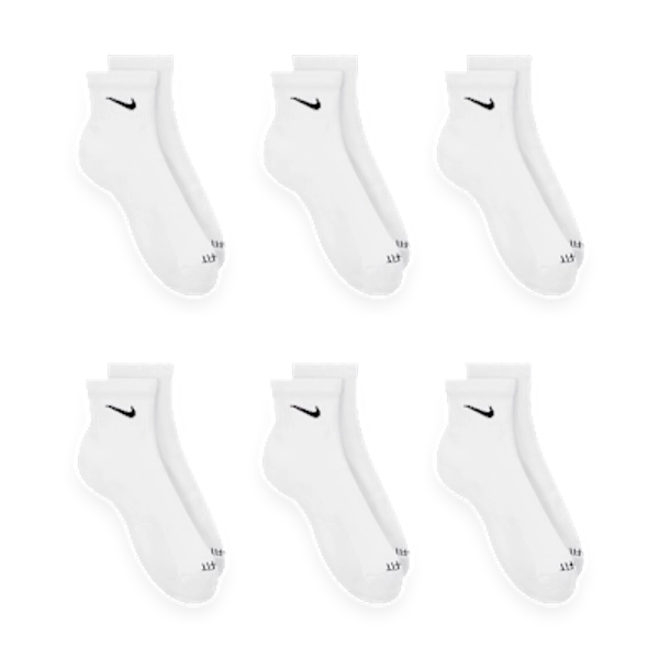 Nike Everyday Plus Cushioned Training Ankle Socks (6 Pairs)
