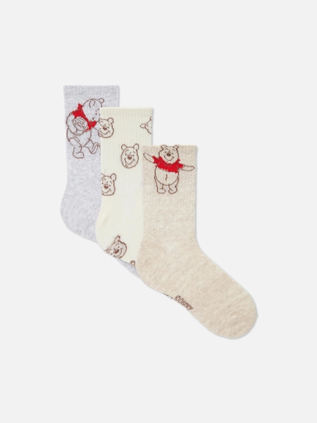 3 paia di calze Winnie the Pooh Disney