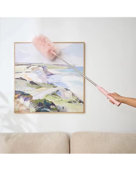 Extendable Electric Duster - Pink - Pink - One Size