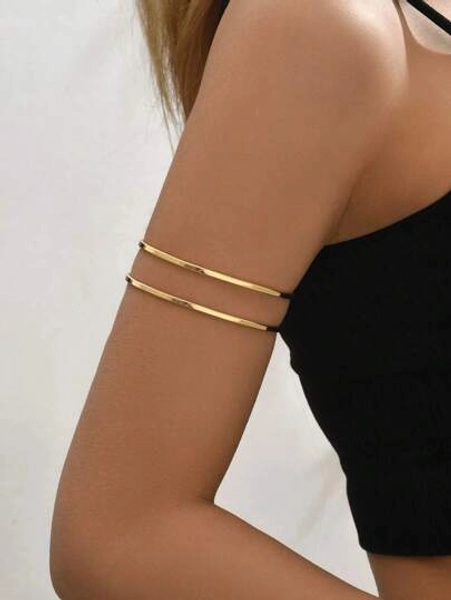 1pc Elegant Cut-Out Open Cuff Bracelet - Stylish Festival Arm Candy For Women, Perfect For Weddings, Parties & Special Occasions (Summer/Music Festival/Graduation Essential)