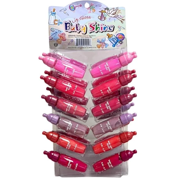 Baby Shine Lipgloss Countertop Display Qty 72