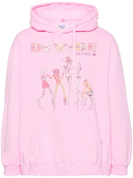 Doublet graphic-print cotton hoodie | S