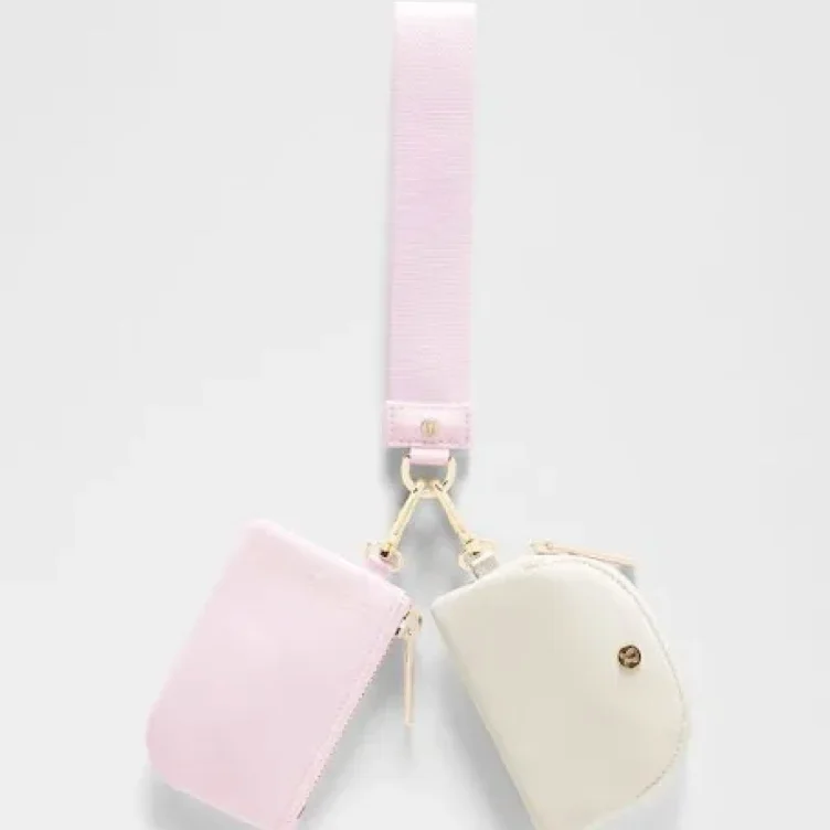 Pink wristlet 
