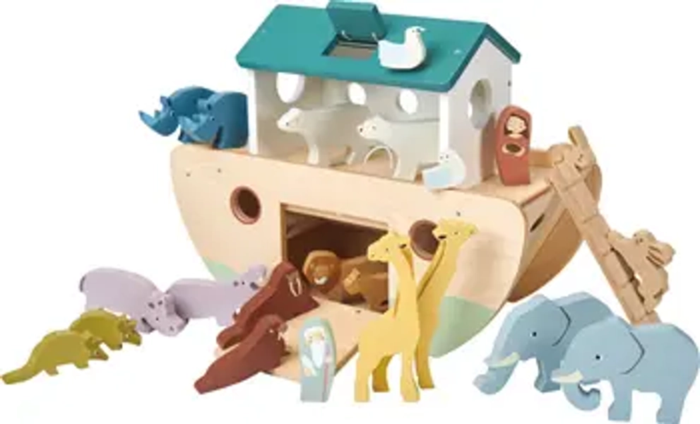 Noah's Ark Wooden Playset