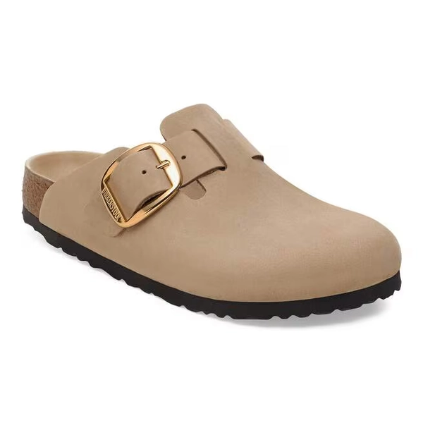 Boston Big Buckle Natural Leather Oiled