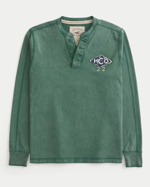 Holiday Vault Release Logo Graphic Henley