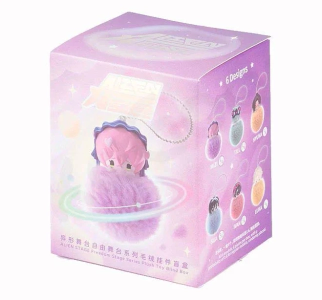 Alien Stage - Free Stage Series 6-Piece Plush Blind Box Keychain Set 6972797300714
