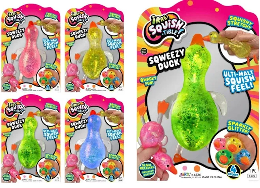 VIRAL DUCK SUGAR SQUISHY - ASSORTED COLORS
