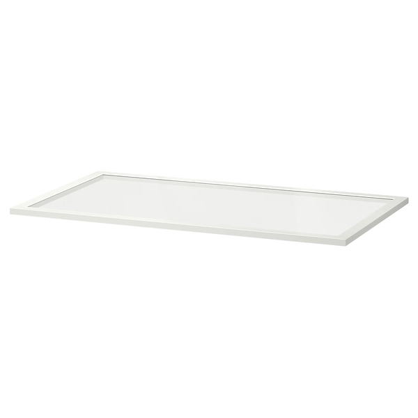 KOMPLEMENT Glass shelf - white 39 3/8x22 7/8 "