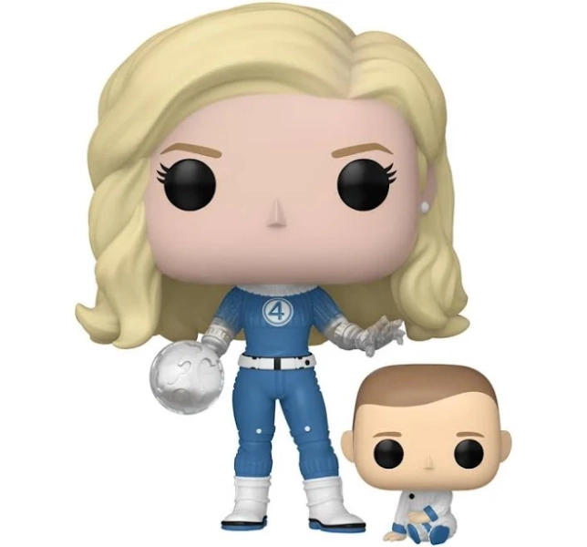 Funko Pop! The Fantastic Four: First Steps Invisible Woman & Franklin