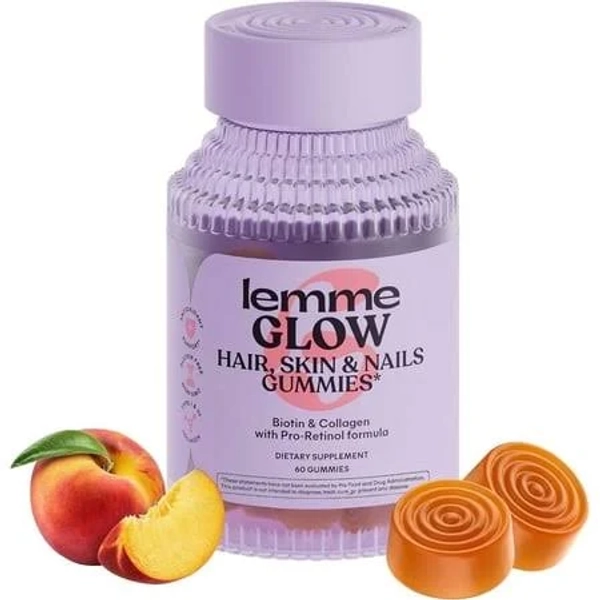 Lemme Glow Hair Skin & Nails Gummies