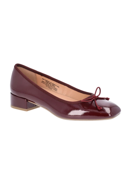 Time and Tru Women's Block Heel Ballet Shoes