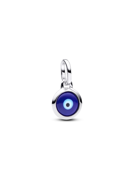 Engravable Evil Eye Murano Glass Mini Dangle Charm