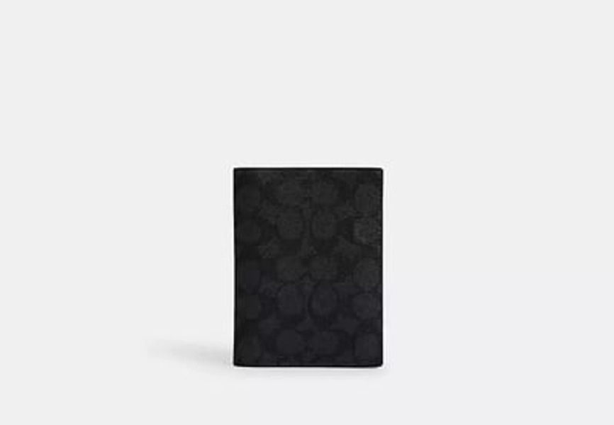 Coach Outlet Passport Card Case In Signature Canvas - Multi