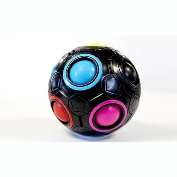 Luminous Galaxy Rainbow Ball - Black