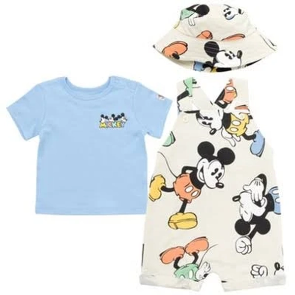 Disney Mickey Mouse French Terry 3 Piece Outfit Set