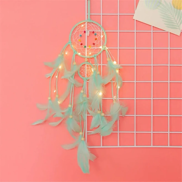 Aesthetic Room Decor Fairy Light Dream Catcher
