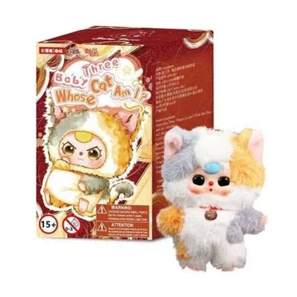 Baby Three Whose Cat Am I Plush Blind Box