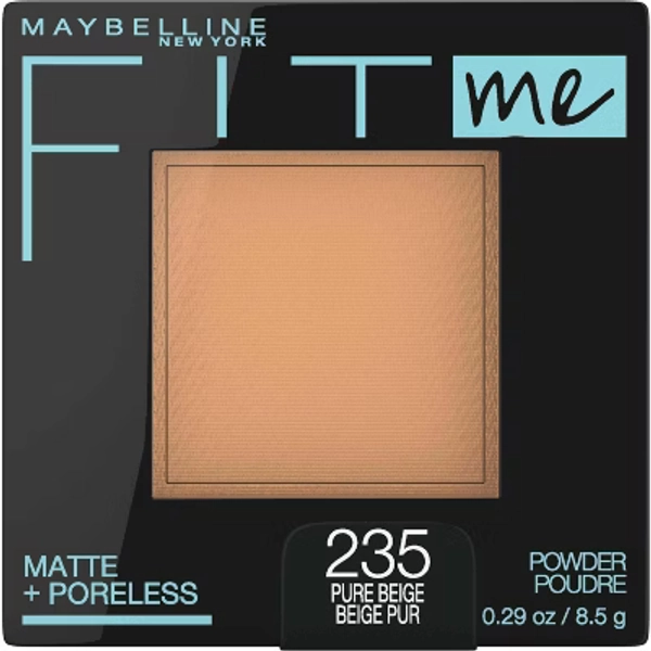 Maybelline Fit Me Matte + Poreless Pressed Powder - 235 Pure Beige - 0.29oz