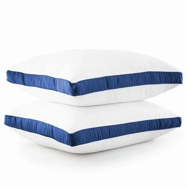 Lux Decor Collection Gusseted Quilted Bed Pillows (Set of 2)