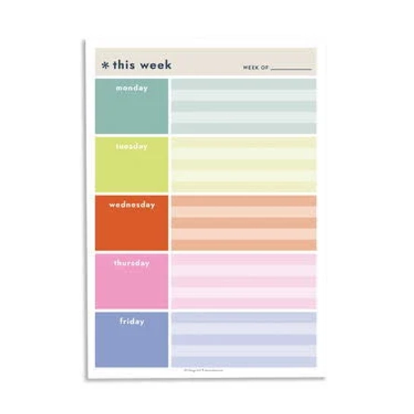 Erin Condren Customizable Weekly Planning Notepad