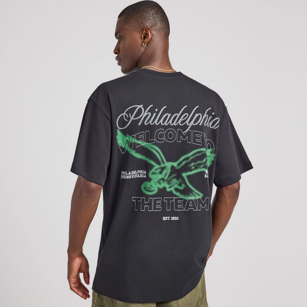 Unisex Philadelphia Eagles Off Season x NFL Black Graphic T-Shirt
