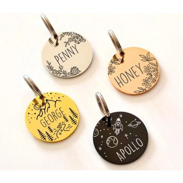 Dog Tag Dog Collar Tag Personalized Cat Tag Custom Cat Collar Tag Cat ID Tag Dog ID Tag Dog Name Tag Engraved Pet Tag Cat Name Tag Dog Gift