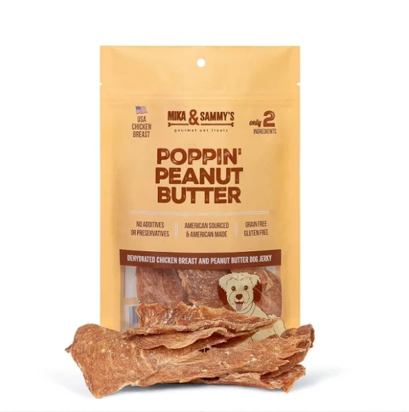 Mika & Sammy's Poppin' Peanut Butter Dog Treats