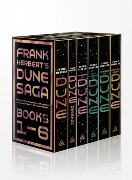 Frank Herbert's Dune Saga 6-Book Boxed Set: Dune, Dune Messiah, Children of Dune, God Emperor of Dune, Heretics of Dune, and Chapterhouse: Dune
