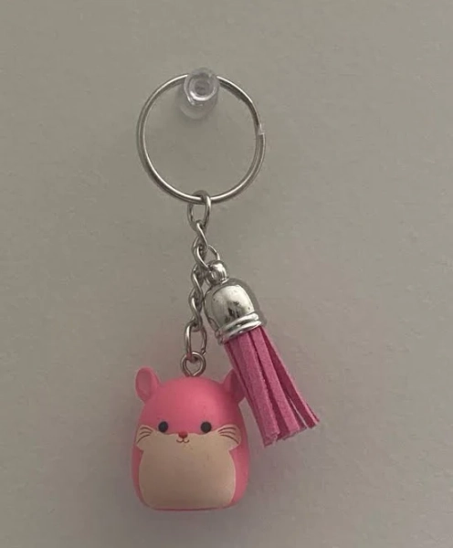 Charlice Hamster Squishmallows Keychain