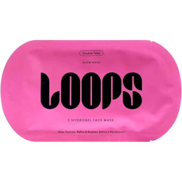 Loops Double Take Glow Hydrogel Face Mask
