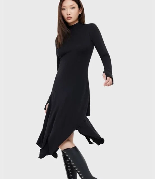 Killstar - Killstar x Kihilist - Devil's Decay Black - Dress - black - M - 50% Cotton, 50% Viscose