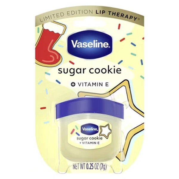 Vaseline Holiday Limited Edition Lip Balm - Sugar Cookie - Travel Size - 0.25oz