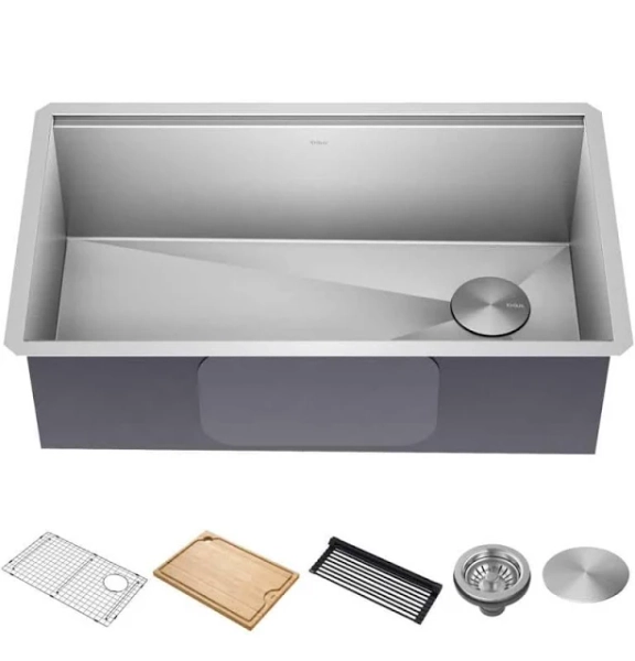 Kraus Kore Workstation Undermount Stainless Steel Kitchen Sink