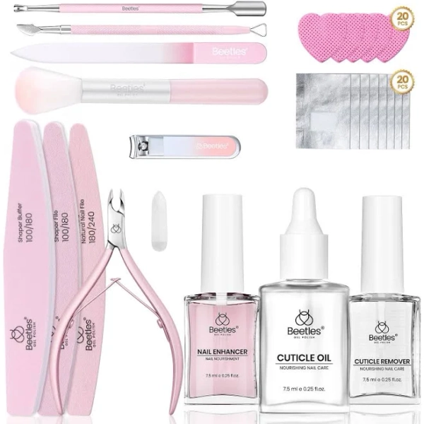 Beetles 14pcs Manicure Kit Remover Kit Nail Care Kit Nail Prep Set