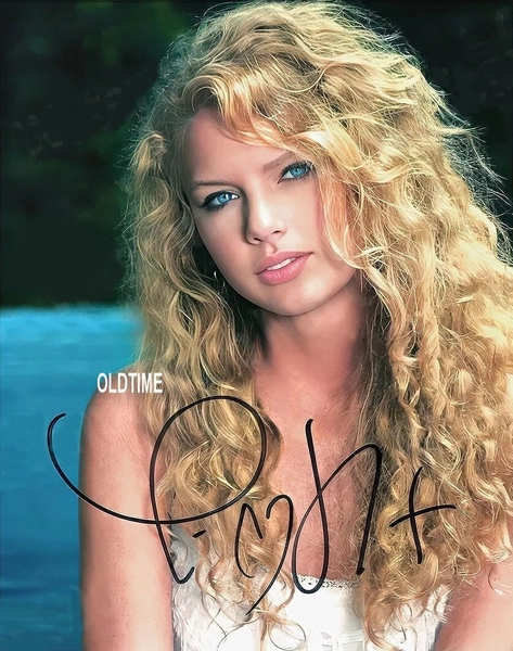 Taylor Swift Young Pop Star Diva Sexy Reprint Autographed Signed Photo