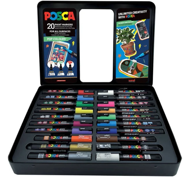 Uni Posca Metal Case Markers