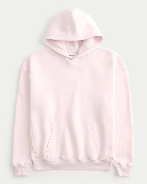 Boxy Cream Camo Print Hoodie