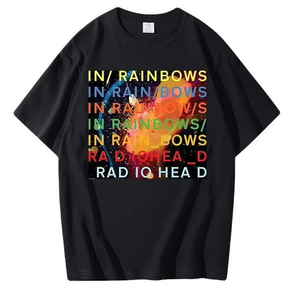 Carpe Omnia Rock Music Band Radiohead Retro Shirt Fans Men Women Graphic Print T-Shirt Crew Neck Short Sleeve Tee Top